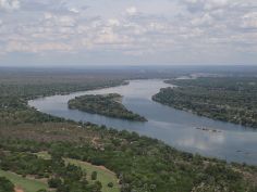 Victoria Falls - Flug über die Fälle