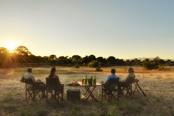 Kanga Camp, Mana Pools - Sundowner