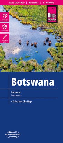 Reise Know-How: Karte Botswana