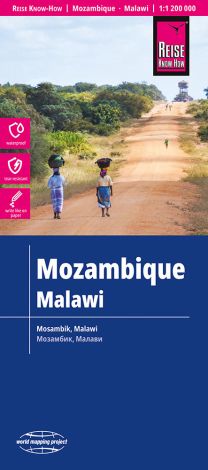 Reise Know-How: Karte Mozambique &amp; Malawi
