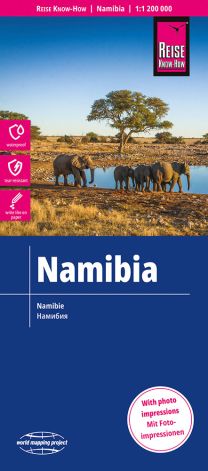 Reise Know-How: Karte Namibia