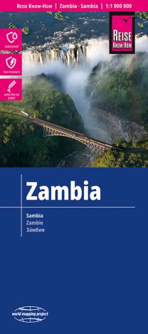 Reise Know-How: Karte Zambia